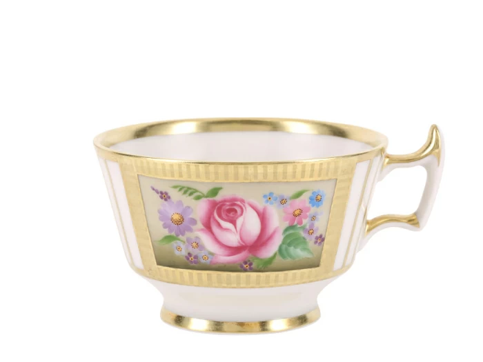 Чашка с блюдцем чайная 240 мл форма Александрия рисунок Воспоминание  арт. 81.17422.00.1, 