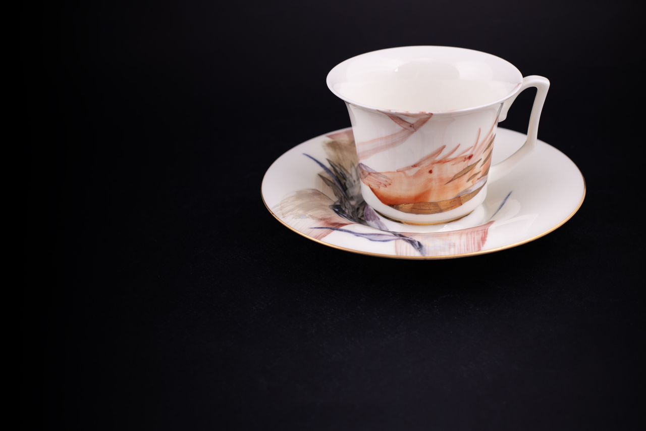 Чашка с блюдцем чайная, форма Юлия, рисунок Татьянин день арт. 41.00179.00.1, 