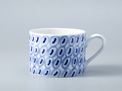 Чашка с блюдцем форма Соло рисунок Реки России. Ангара арт. 81.28755.00.1