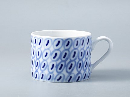 Чашка с блюдцем форма Соло рисунок Реки России. Ангара арт. 81.28755.00.1