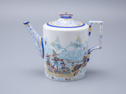 Чайник заварочный, форма Гербовая, рисунок Зимние забавы арт. 80.07795.00.1, 