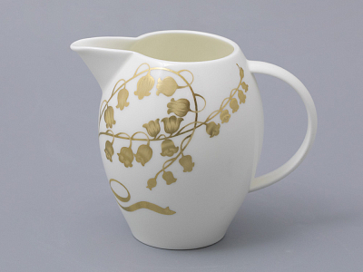 Сервиз чайный на 6 персон, 15 предметов, форма Оливия, рисунок Нежный ландыш, арт 81.31430.00.1