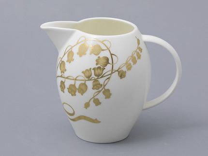 Сервиз чайный на 6 персон, 15 предметов, форма Оливия, рисунок Нежный ландыш, арт 81.31430.00.1