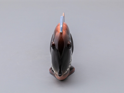 Скульптура форма Рыба-диск среднего размера рисунок Розовый, арт. 82.50097.00.1