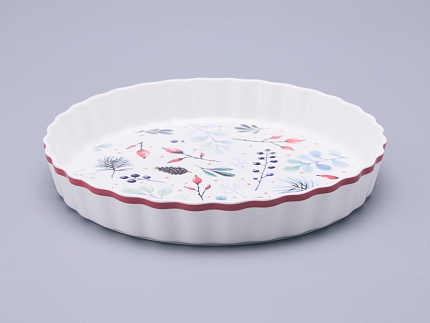 Форма для выпечки круглая, в подарочной упаковке, форма Стандартная, рисунок Календа, арт 42.00077.00.1