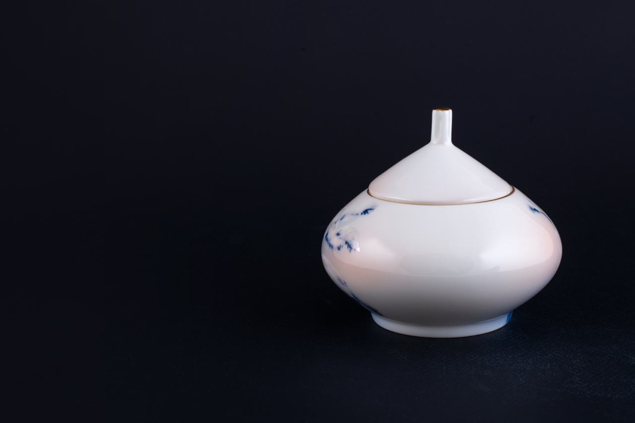 Сахарница Морозное утро на форме Купольная арт 40.03513.00.1, 