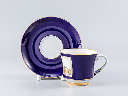 Сервиз чайный форма Банкетная рисунок Классика Петербурга-2 52%, 6 персон 20 предметов арт. 81.25120.00.1