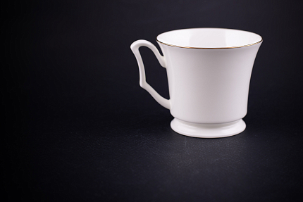 Чашка с блюдцем кофейная, рисунок Конфета Пингвин, форма Юлия, арт 61.21048.00.1