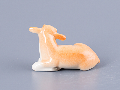 Скульптура форма Бычок-малыш рисунок Рыжий арт. 82.63993.00.1