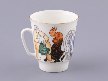 Трехпредметный комплект 165 мл форма Майская рисунок Синяя птица, арт. 81.32260.00.1, 