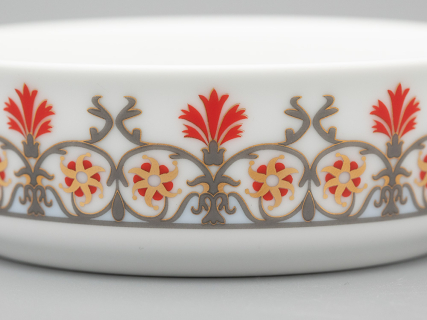 Туалетная коробочка в подарочной упаковке, форма Круглая, рисунок Мак восточный, арт 81.33191.00.1, 