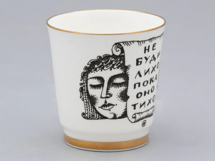 Подарочный набор стопок форма Сувенирная 1, рисунок Русская культура, арт. 81.31748.00.1, 