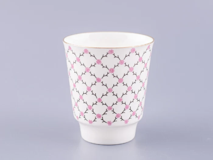 Чашка с блюдцем кофейная 165 мл.,  форма форма Майская,рисунок Розовая сетка арт. 81.13631.00.1, 