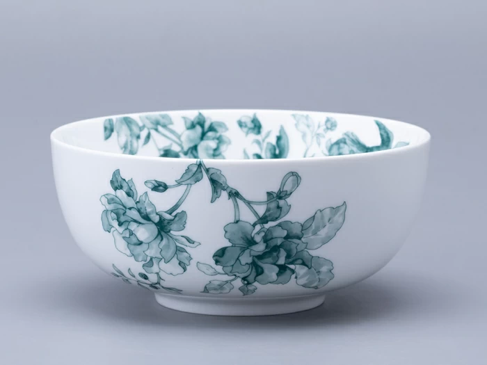 Салатник 160 мм форма Восточная Рисунок Monplaisir Green, арт. 80.48344.00.1, 