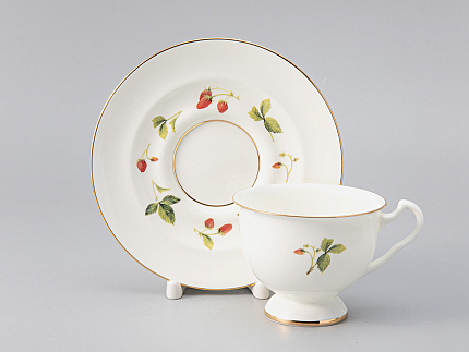 Сервиз чайный форма Айседора рисунок Цветы и ягоды, 6 персон 14 предметов, арт. 81.27538.00.1