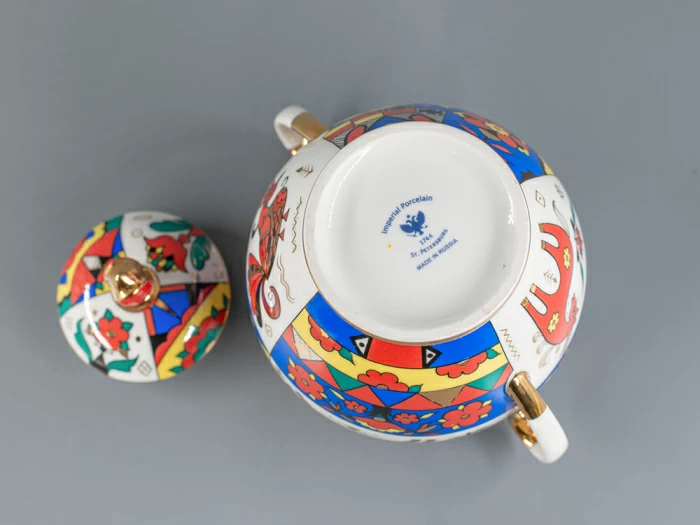 Сахарница форма Весенняя Народные Узоры арт. 80.60811.00.1, 