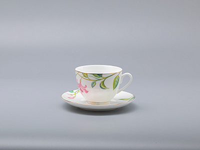 Чашка с блюдцем форма Весенняя 2 рисунок Сад мечты арт. 81.30688.00.1