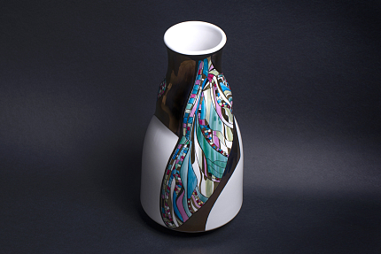 Ваза Крылья стрекозы на форме Зимняя высокая, арт 60.14879.00.1