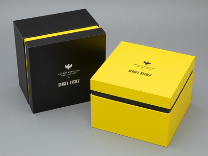 Подарочный набор чашка с блюдцем, форма Юлия рисунок Сысоев. Волшебный сад III арт. 81.30914.00.1