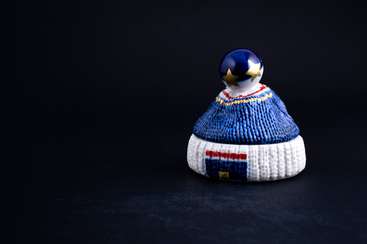 Шкатулка Детская Шапочка, рисунок Золотые звезды, арт 60.14114.00.1, 