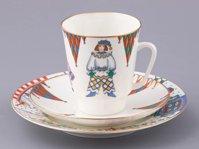 Трехпредметный комплект 165 мл форма Майская рисунок Балет Петрушка, арт. 81.17662.00.1, 