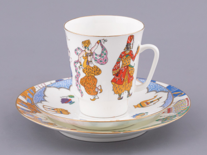 Трехпредметный комплект 165 мл форма Майская рисунок Балет Шахерезада, арт. 81.17663.00.1, 