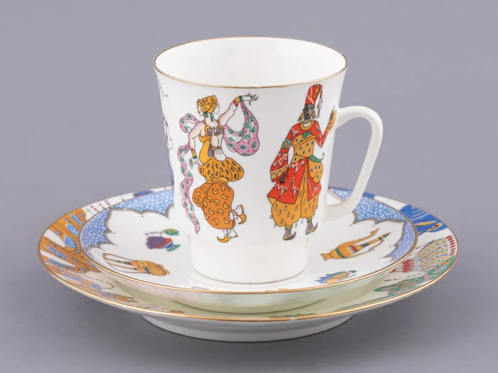 Трехпредметный комплект 165 мл форма Майская рисунок Балет Шахерезада, арт. 81.17663.00.1, 