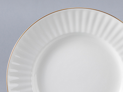 Сервиз чайный форма Волна рисунок Золотой кантик, 6 персон 20 предметов арт. 81.20892.00.1