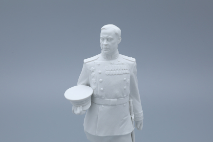 Скульптура Маршал Говоров Л.А., в подарочной упаковке, Белый бисквит, арт. 81.34246.00.1, 