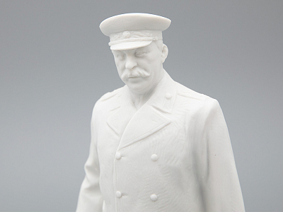 Скульптура Генералиссимус Сталин И.В., в подарочной упаковке, Белый бисквит, арт. 81.33452.00.1