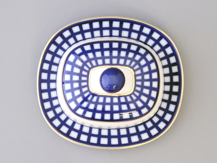 Масленка Прямоугольная Кобальтовая клетка арт. 80.04425.00.1, 