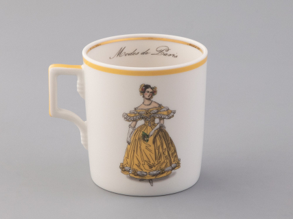 Чашка с блюдцем чайная 220 мл форма Гербовая рисунок Modes de Paris 1835 арт. 81.25416.00.1, 