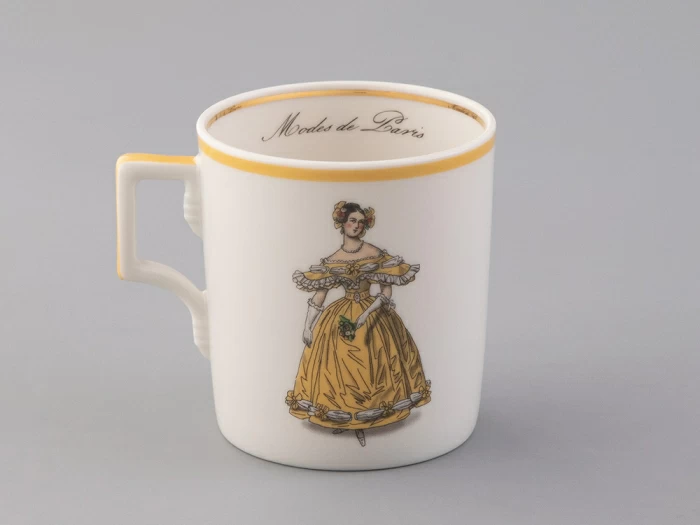 Чашка с блюдцем чайная 220 мл форма Гербовая рисунок Modes de Paris 1835 арт. 81.25416.00.1, 