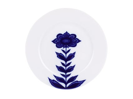 Тарелка мелкая 215 мм форма Европейская - 2 рисунок Флер, арт. 80.99800.00.1, 