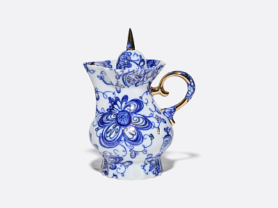 Сливочник 400 мл.,  форма Шатровая, рисунок Поющий сад арт. 80.00648.00.1