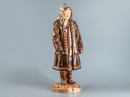 Скульптура Народности России Тунгузская женщина арт. 82.78568.00.1