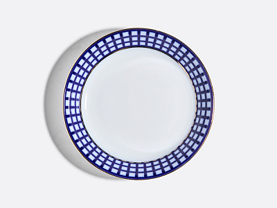 Сервиз столовый на 6 персон 21 предмет, форма Европейская, рисунок Кобальтовая клетка, арт. 81.11329.00.1