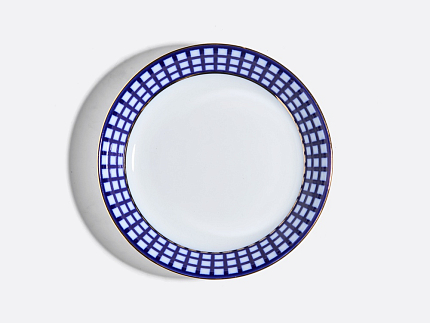 Сервиз столовый на 6 персон 21 предмет, форма Европейская, рисунок Кобальтовая клетка, арт. 81.11329.00.1