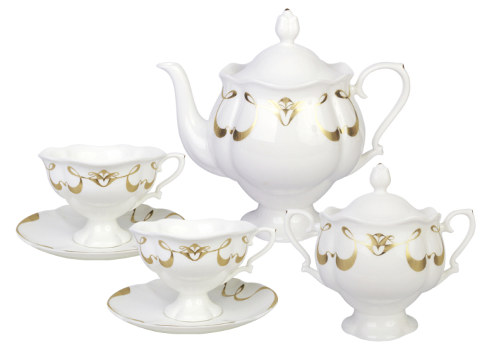 Сервиз чайный Наташа Фиона, 6 персон 20 предметов, арт. 81.20933.00.1, 