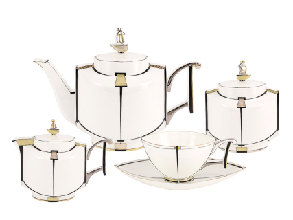 Сервиз чайный форма Ковчег рисунок Ковчег, 6 персоны 15 предметов, арт. 81.15333.01.1, 