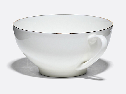 Чашка с блюдцем чайная 300 мл форма Купольная рисунок Золотая лента арт. 81.16430.00.1