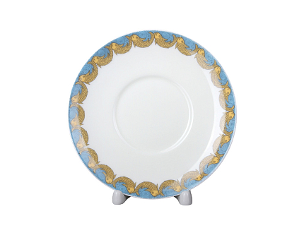 Чашка с блюдцем кофейная 180 мл.,  форма Билибина,  рисунок Сказка о рыбаке и рыбке арт. 81.24272.00.1