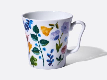 Бокал с блюдцем форма Ленинградский рисунок Primavera (Примавера), арт. 81.34502.00.1, 