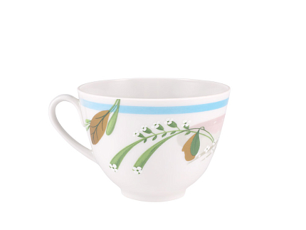 Трехпредметный комплект чайный 230 мл форма Весенняя рисунок Аромат весны арт. 81.28356.00.1