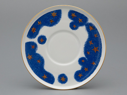 Чашка с блюдцем чайная, форма Колокол рисунок Год лошади, арт. 81.33964.00.1