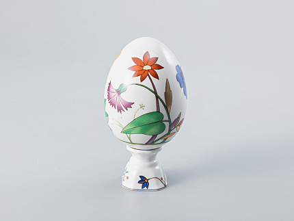 Яйцо пасхальное на подставке 132 мм рисунок Солнечная оранжерея арт. 80.80975.00.1