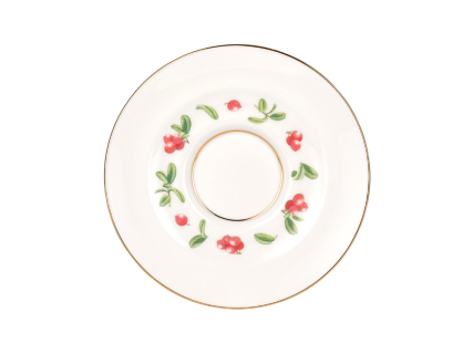 Чашка с блюдцем чайная форма Айседора рисунок Брусника арт. 81.26751.00.1, 