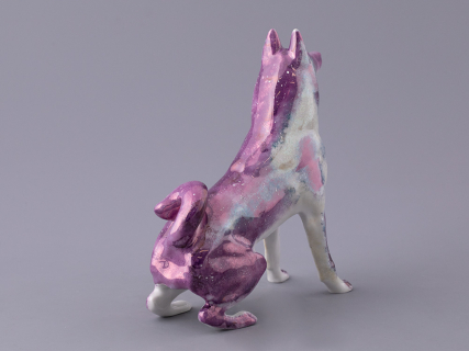 Скульптура форма Лайка, рисунок Аметист перламутр, арт 82.97472.00.1, 
