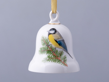 Колокольчик в подарочной упаковке, форма Петелька, рисунок Синица 81.31481.00.1, 