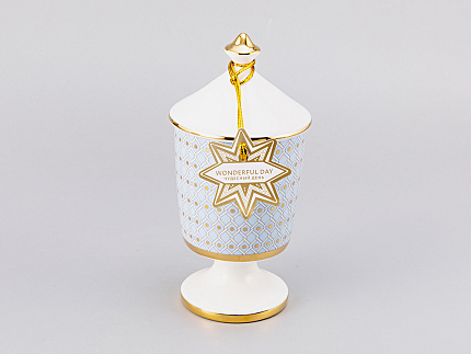 Подарочный Набор Свеча ароматическая рисунок Азур 2 аромат Чудесный день, арт. 81.30076.00.1